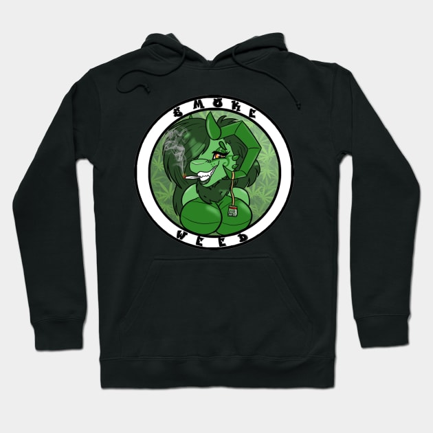 Smoke Weed Hoodie by HoneyHeartStudios